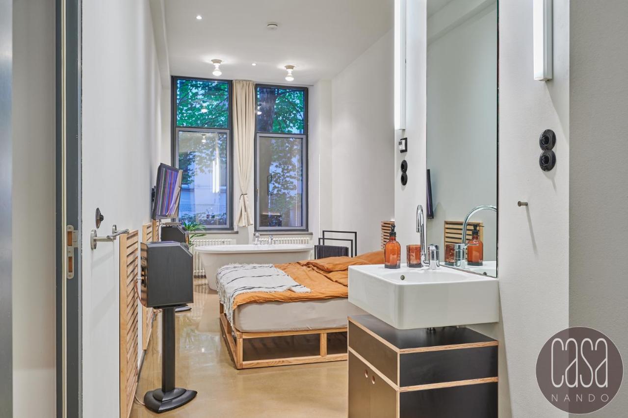 Casanando Premium Suites - Hifi Lofts In Ruhiger Zoo - Und Citylage Leipzig Dış mekan fotoğraf